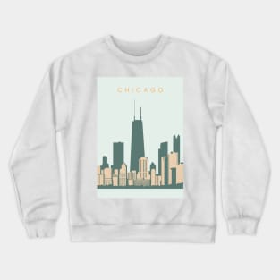 Chicago skyline Crewneck Sweatshirt